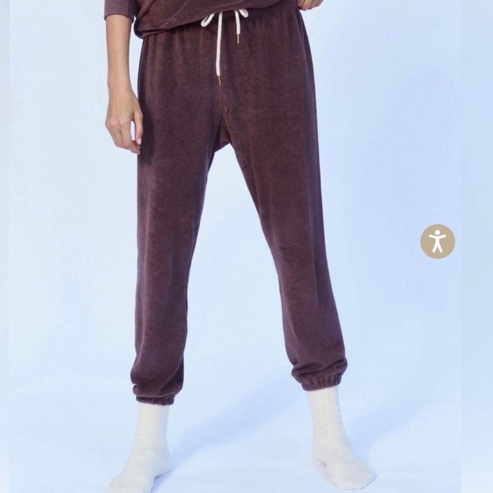 The Great Knits Microterry Stadium‎ Sweatpants in VIntage Mulberry - 0 / XSmall